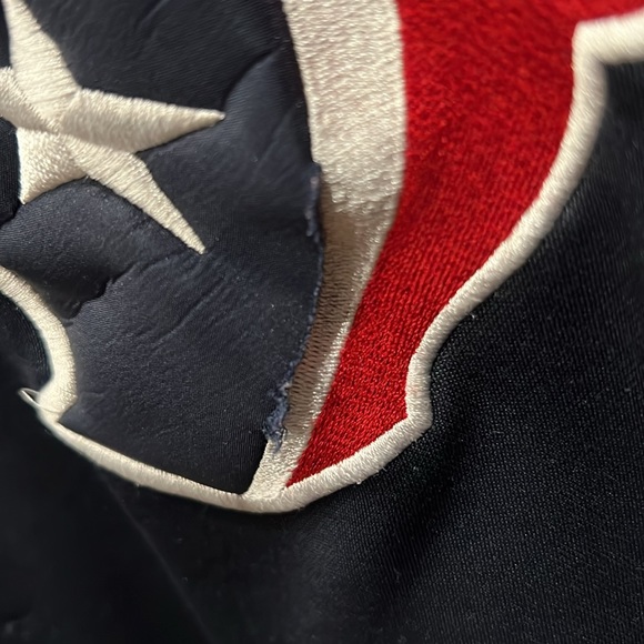 Houston Texans Youth Boys Age 8-9 Deep Steel Blue & Battle Red Hoodie w/Logo - Picture 3 of 7